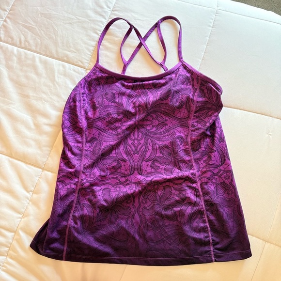 Athleta Women’s Purple Printed Harmonious Cami - Picture 3 of 8